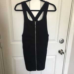 2/$18💜Black Overall Dress